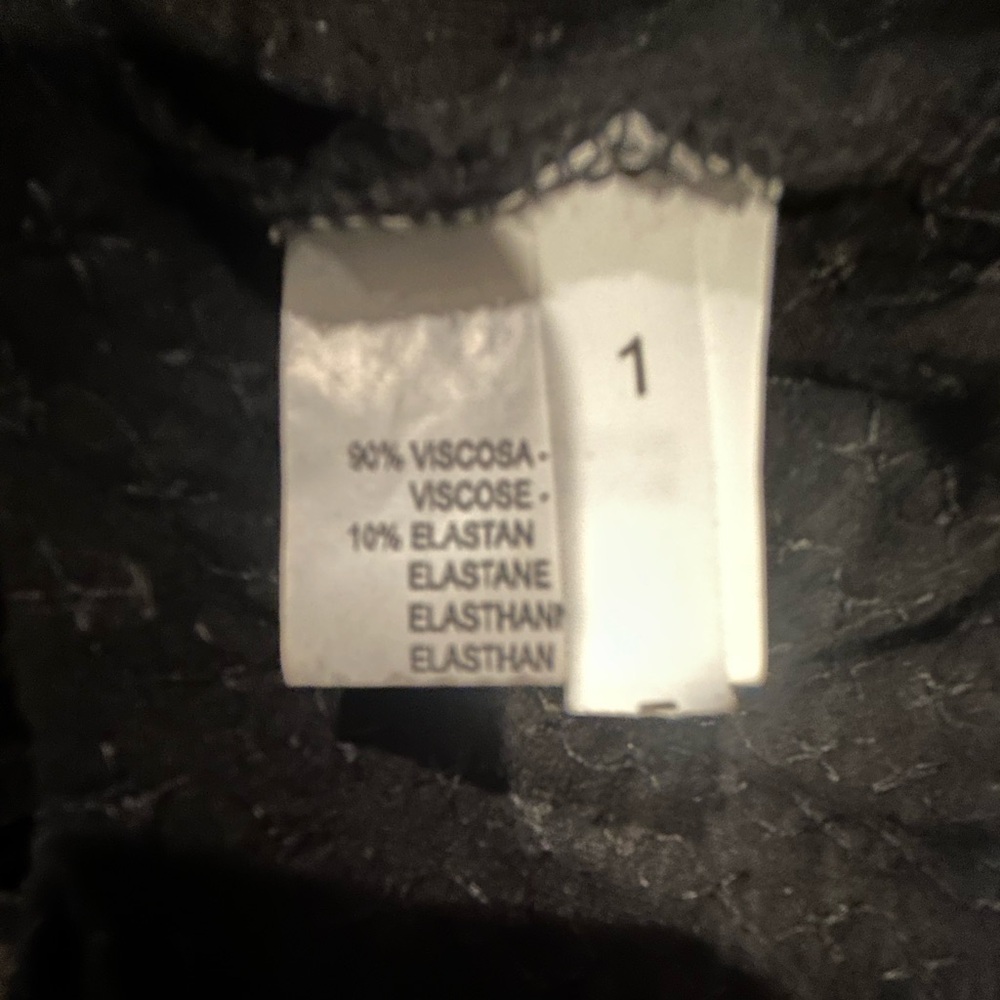 Leggiadro Sequin Tee in Black, Size 1 (Small) - Picture 8 of 10